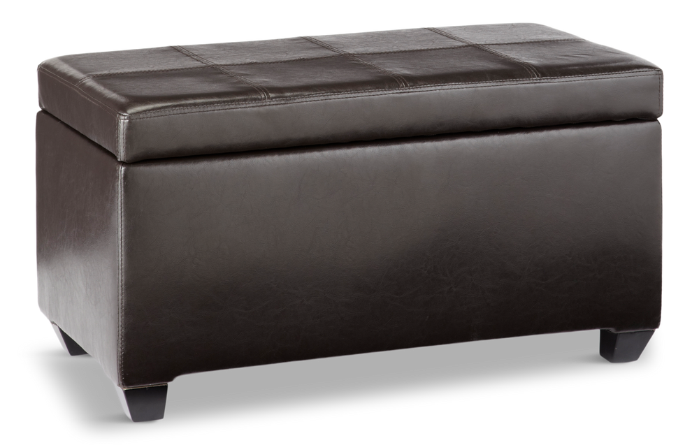For Living Upholstered HingeTop Storage Ottoman/Bench With Padded Seat