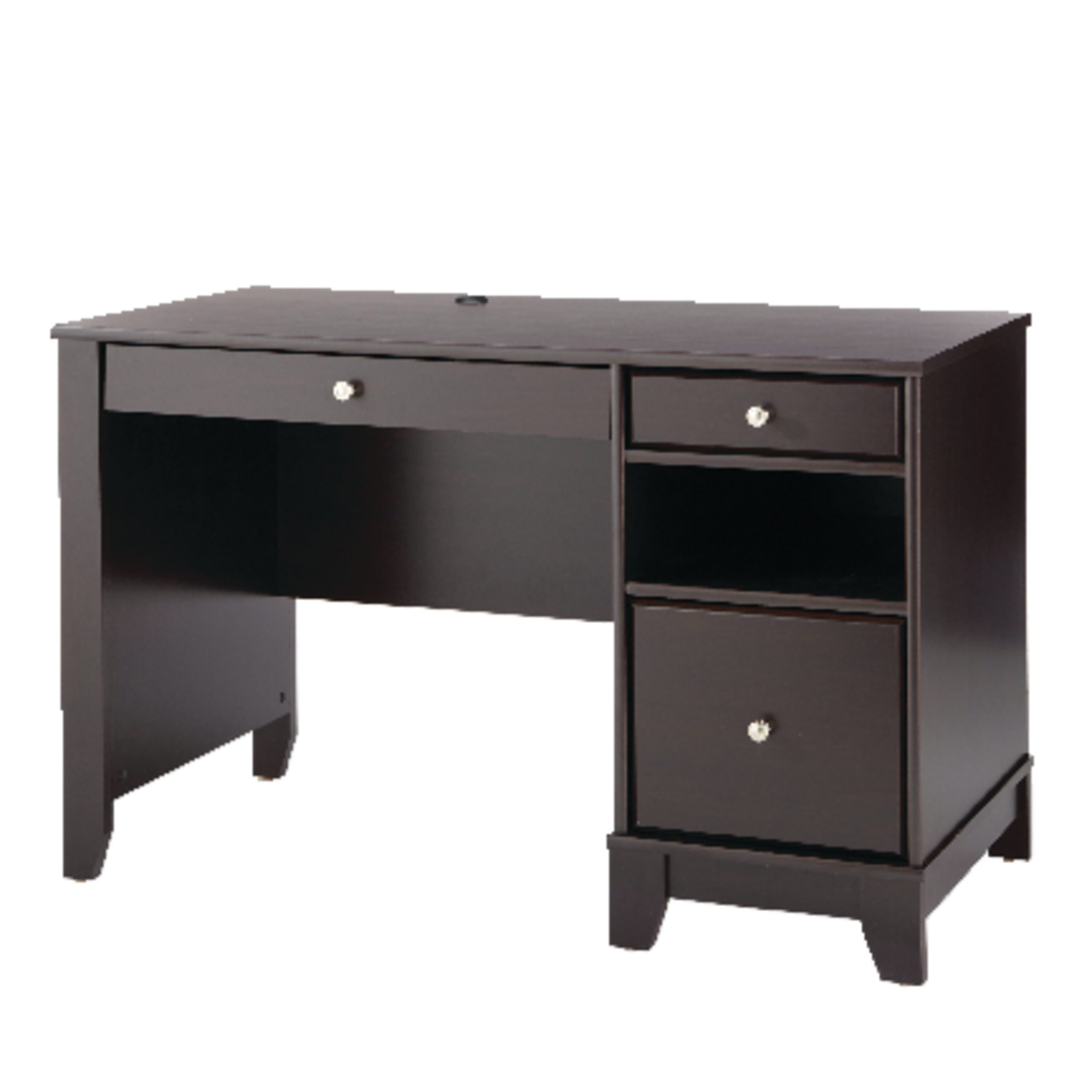 Sauder Camarin Computer Desk Front_Angled_Left