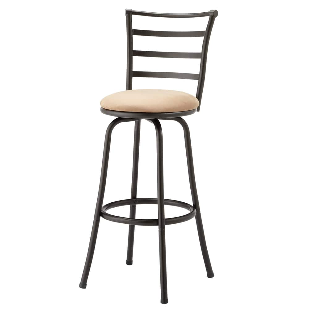 For Living Ladder Back Swivel Stool 