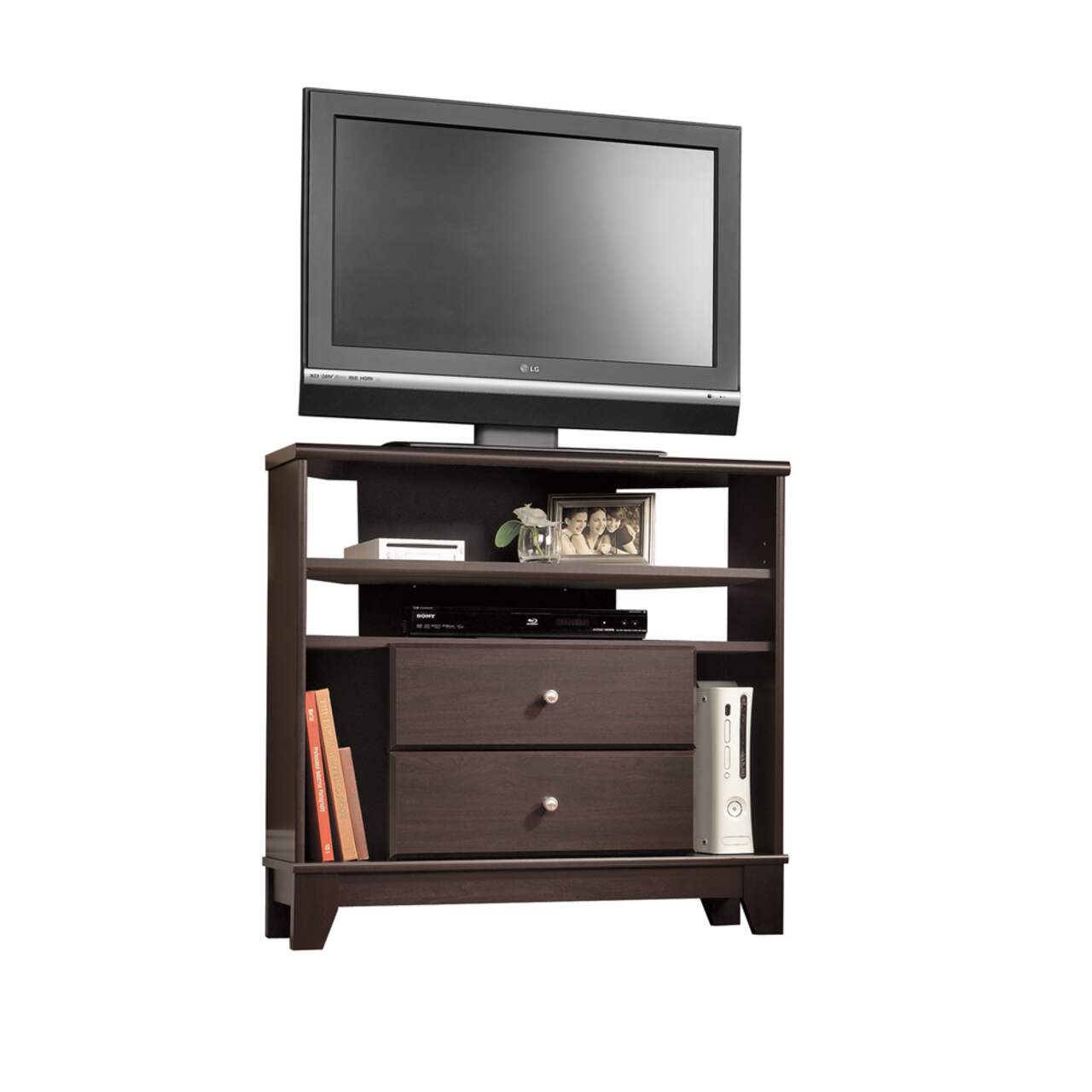 Sauder corner hot sale tv stand