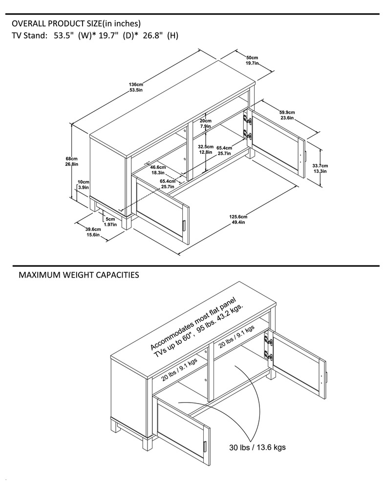 CANVAS Camden TV Stand Canadian Tire