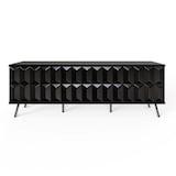 Frank Olsen Elevate TV Unit, Black Front_Elevated