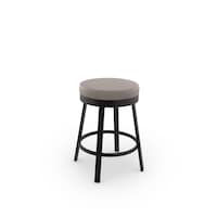 Amisco Clock Counter Stool Front_Three_Fourths_Angled_Right
