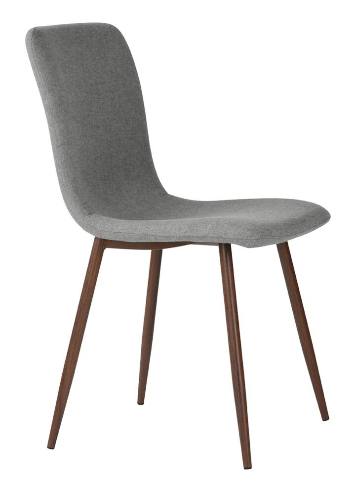 scargill grey fabric dining chair