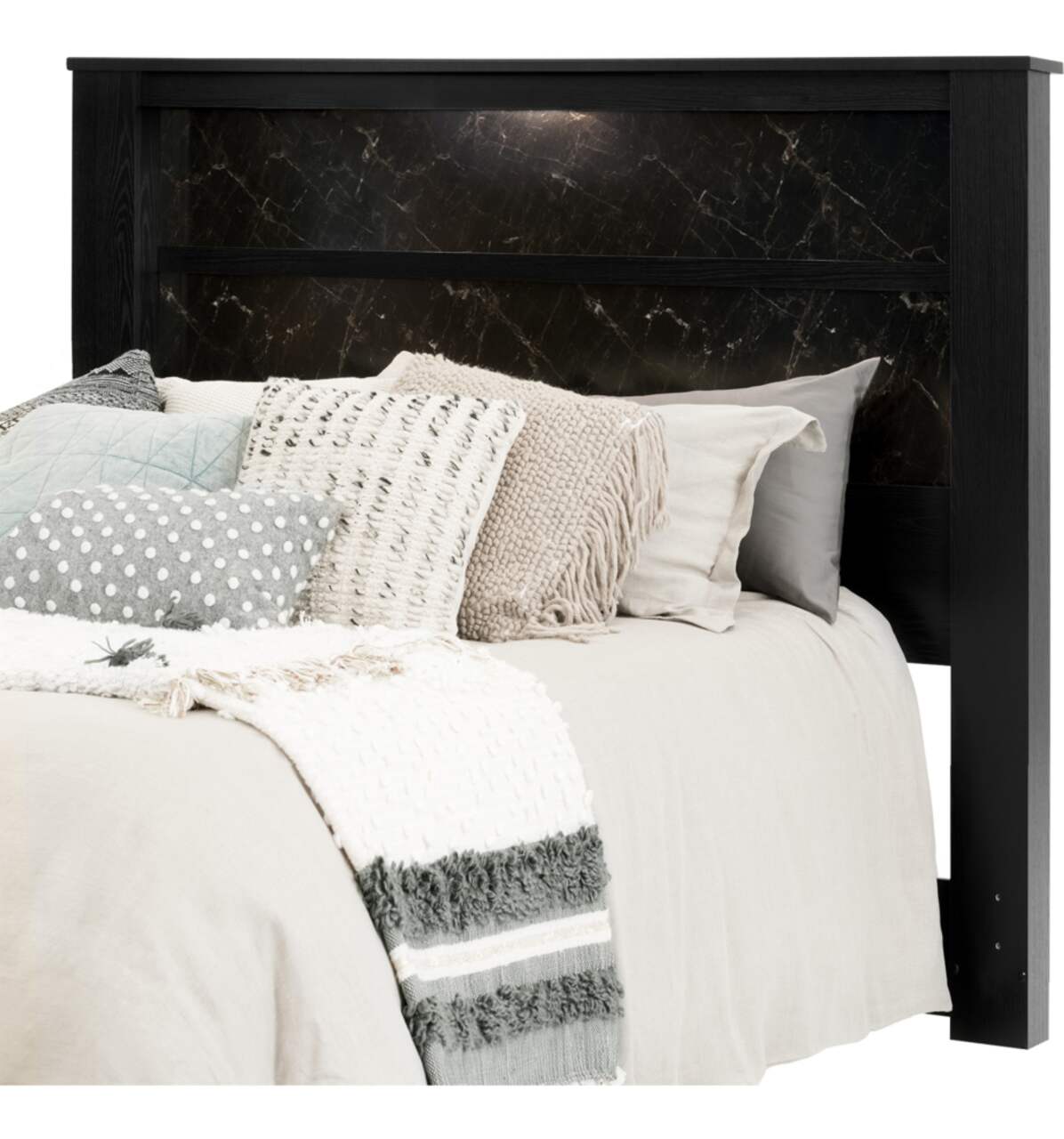 Gloria headboard with lights deals
