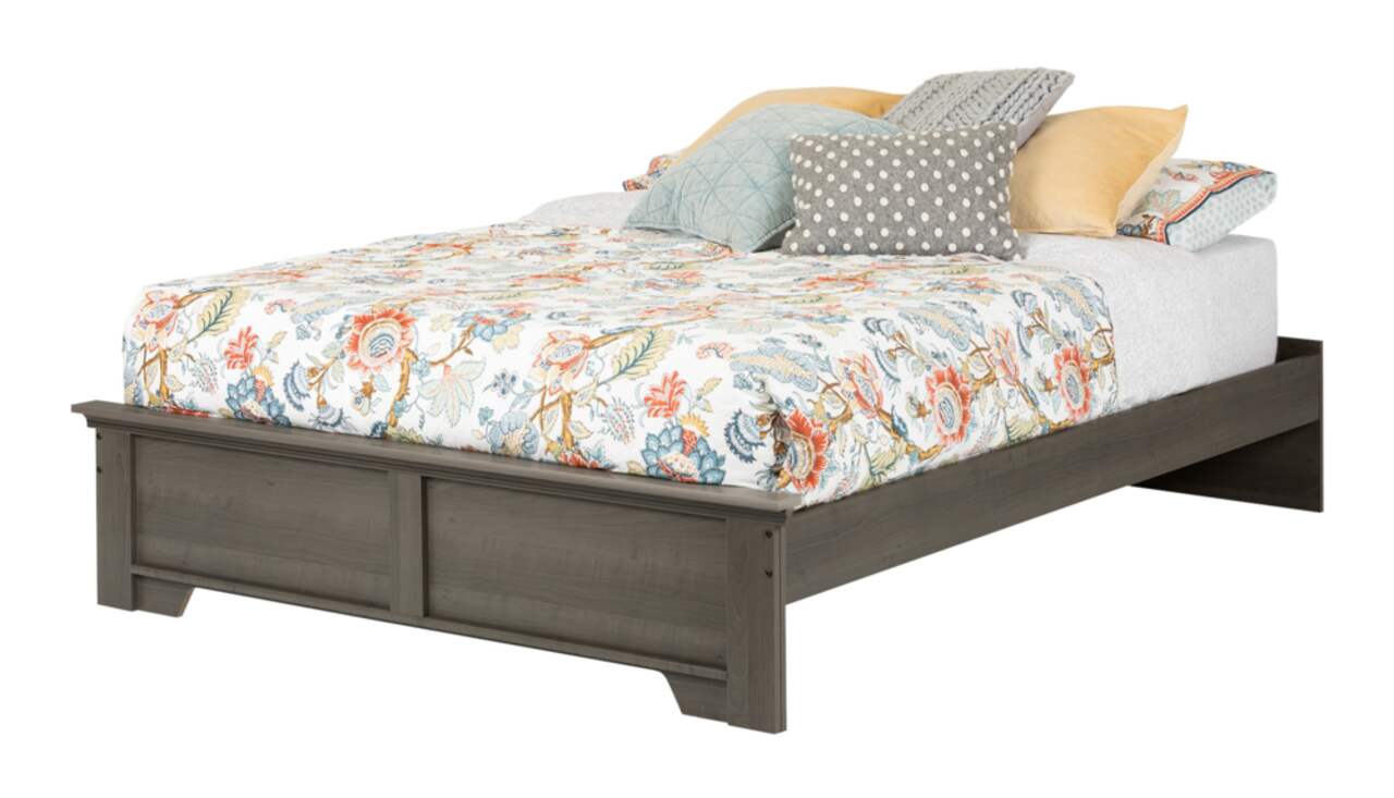 South Shore Versa Queen Platform Bed With Footboard Canadian Tire