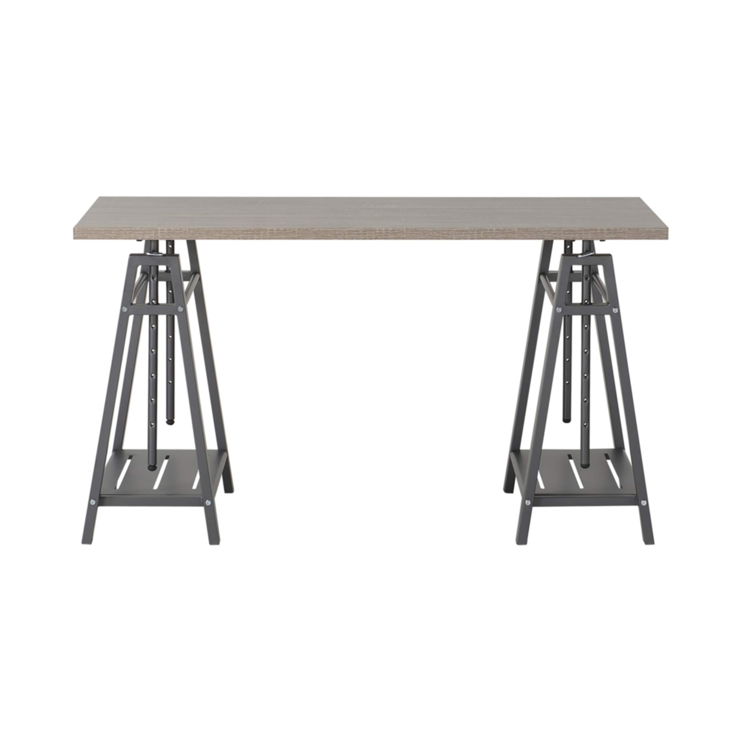 Homestar Height Adjustable Desk Front_Flat