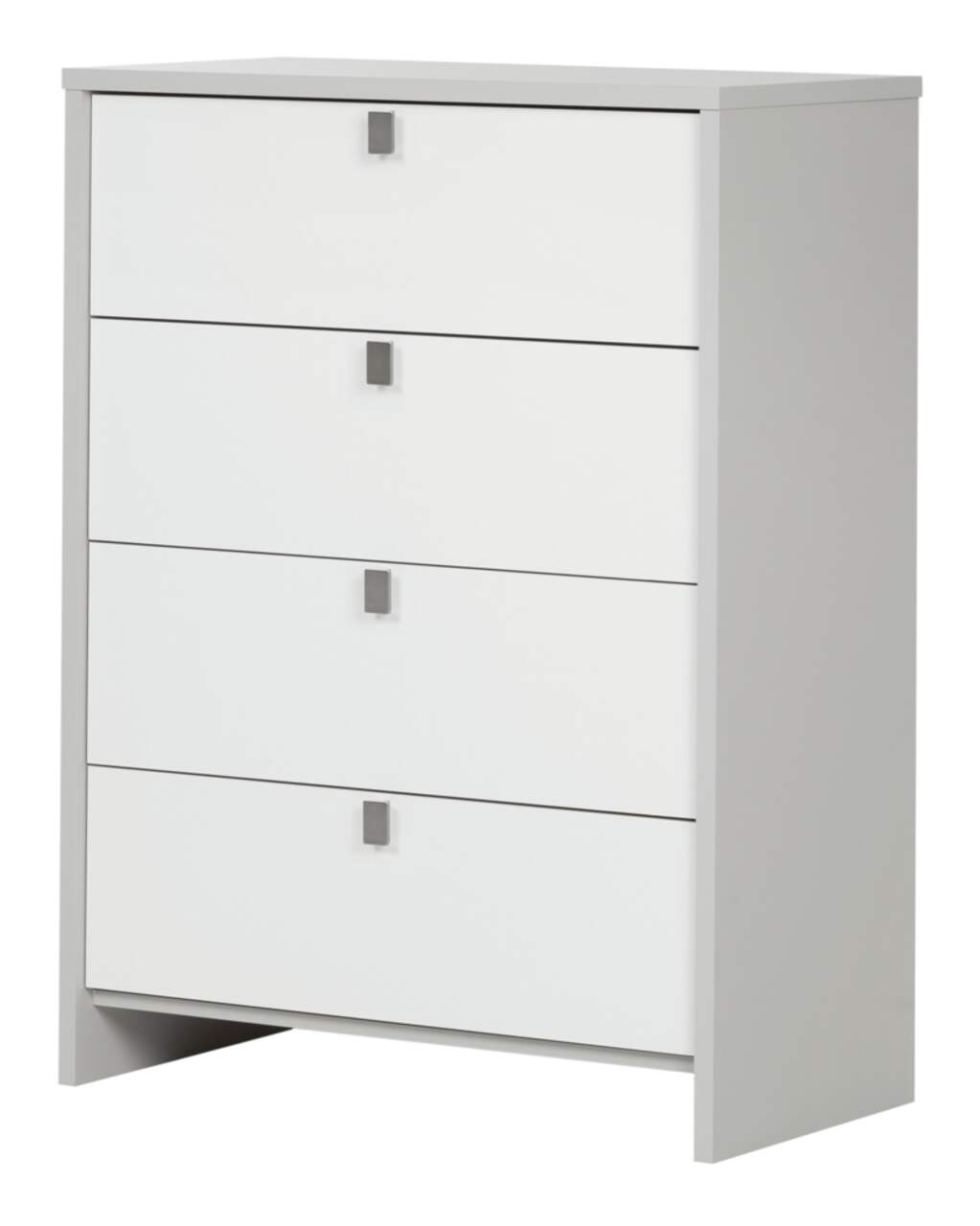 South Shore Cookie Kids 4 Drawer Dresser Chest Grey White
