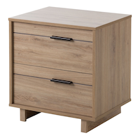 South Shore Fynn Kids 2-Drawer Bedstand/Nightstand Front_Angled_Left