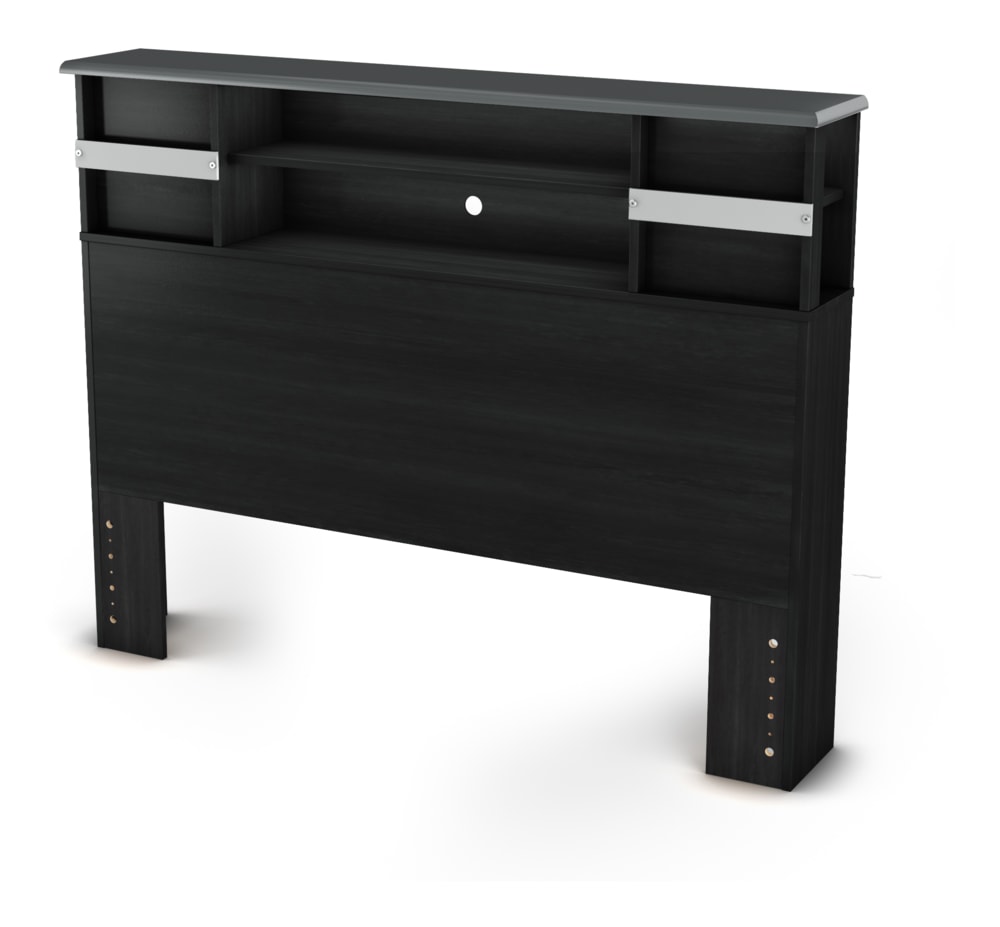 South Shore Lazer Bookcase Headboard, Black Onyx Canadian Tire