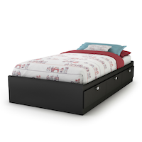 South Shore Spark Mates Kids 3-Drawer Platform Storage Bed, Twin/Single, Composite_or_Mixed