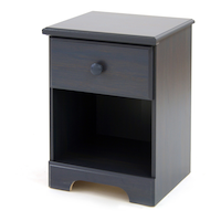 South Shore Summer Breeze Kids 1-Drawer Bedstand/Nightstand Front_Angled_Left