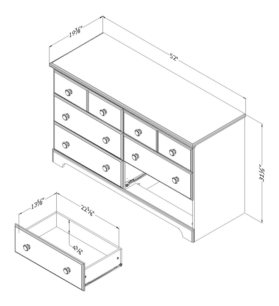 South Shore Summer Breeze Kids 6Drawer Dresser/Chest Canadian Tire