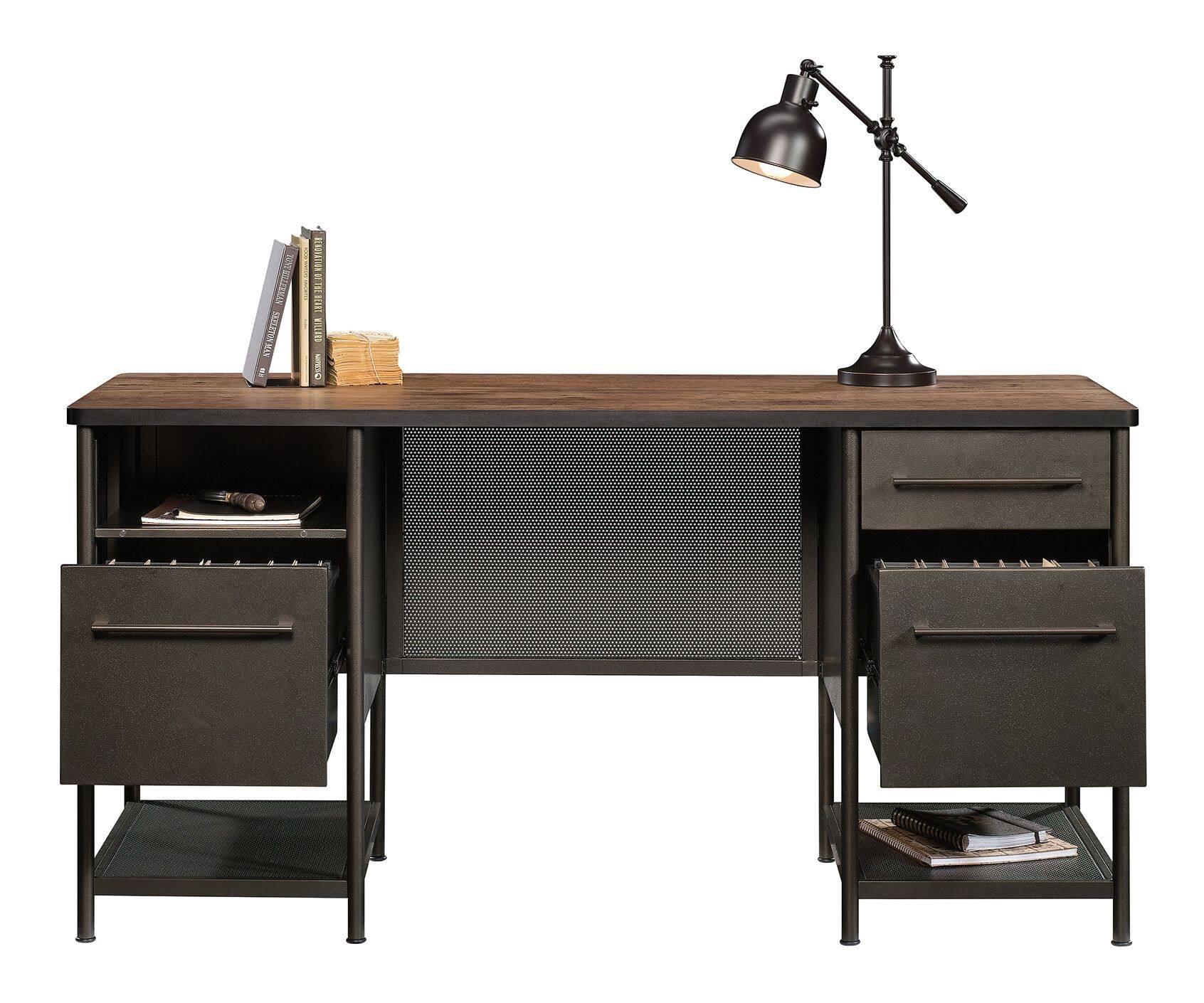 Sauder Boulevard Caf Home Office Executive Desk With File Drawers
