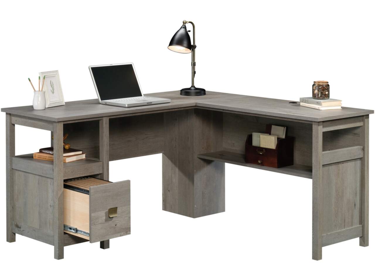 Cannery bridge l on sale shaped desk