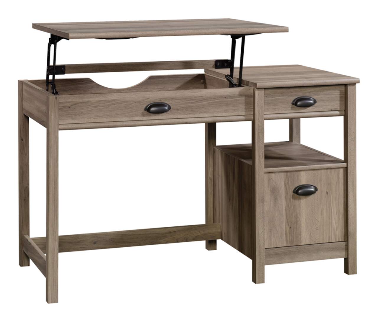 Sauder harbor view salt deals oak desk