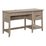 Sauder Summit Station Home Office Computer Desk With File Drawer, Laurel Oak Finish Front_Angled_Right