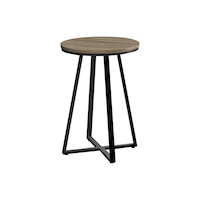 Monarch Specialties Round End Table Front_Angled_Right