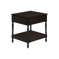 Monarch Specialties Traditional Accent Table, Walnut Front_Angled_Right