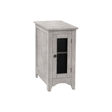 Monarch Specialties Transitional Accent Table Washed, Grey Front_Angled_Right