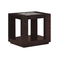 Monarch Specialties Transitional Accent Table, Espresso Front_Angled_Right