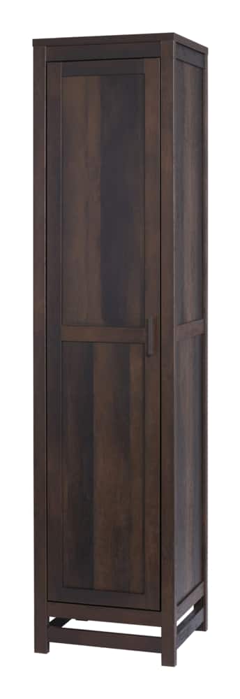 CANVAS Monclerc 1-Door Storage Cabinet/Wardrobe/Armoire, Black Forest ...