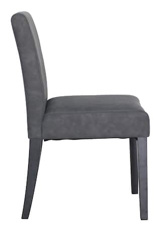 Canvas Calder Faux Leather Upholstered, Heavy Weight Capacity Dining Chairs Uk
