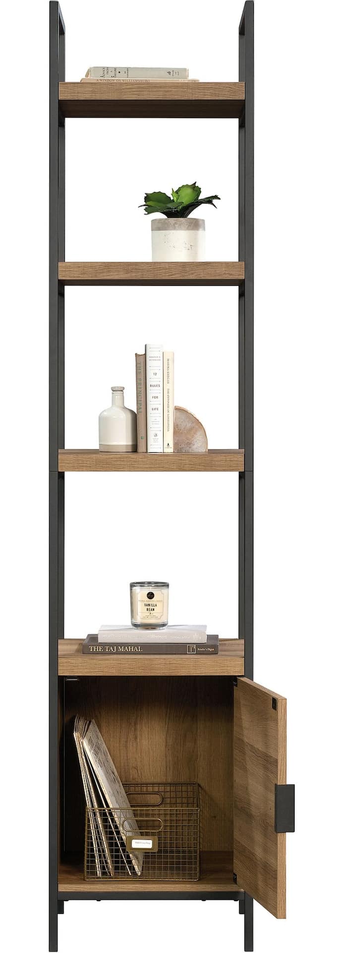 Canvas robson store narrow bookcase