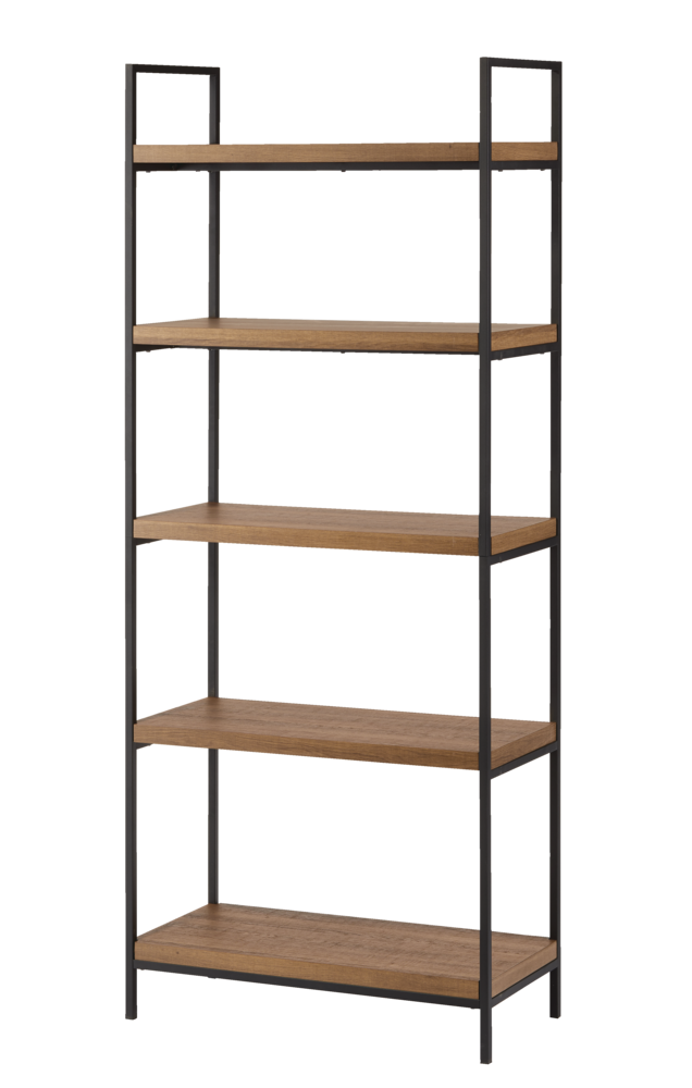 Canvas Robson 5 Tier Metal Frame, Best Finish For Wood Shelves