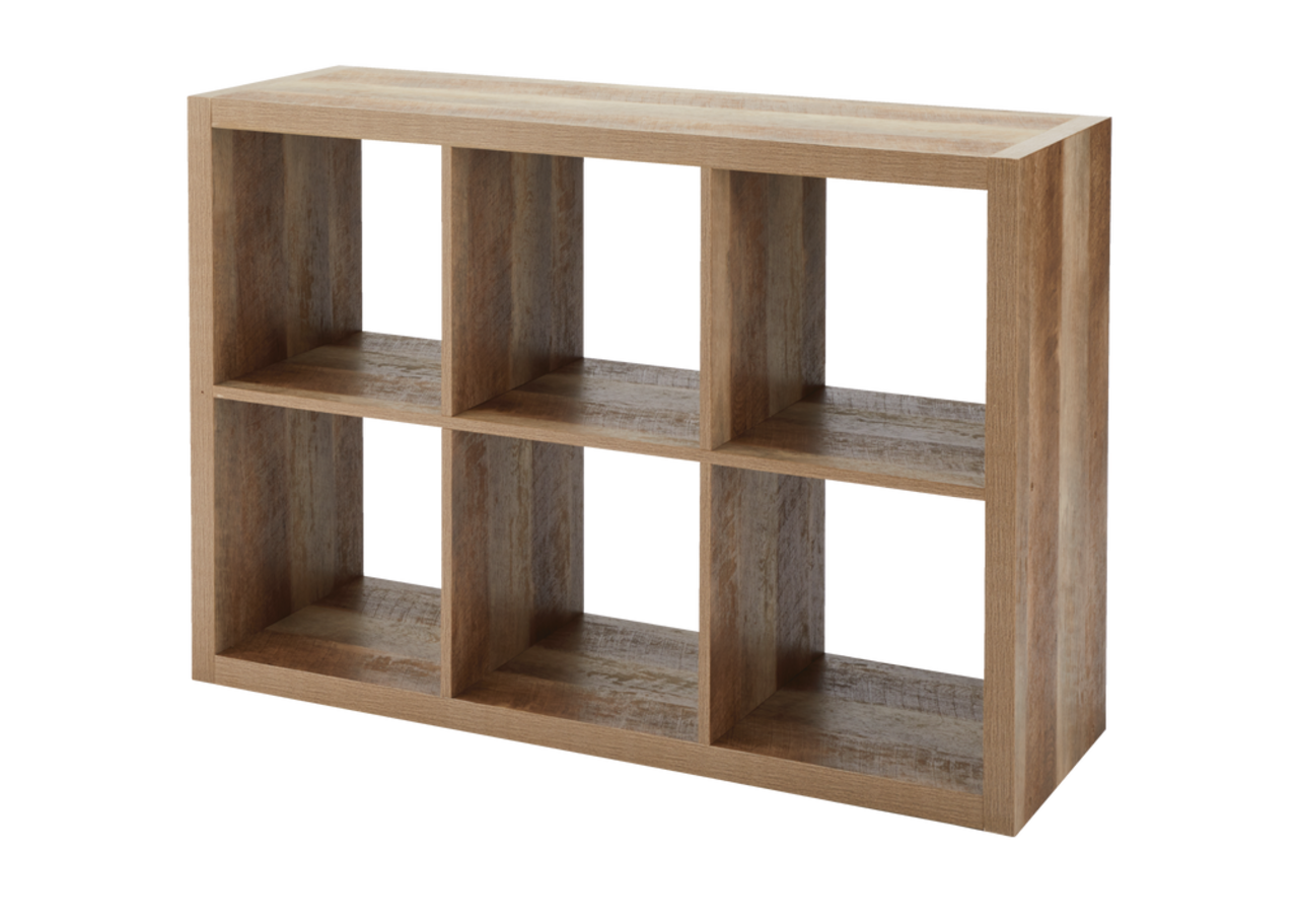 Vente étagère cube - meuble colonne en acier - 2 niveaux