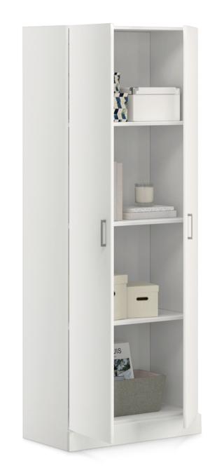 Sauder 2 Door Storage Pantry Cabinet With Adjustable Shelves White Canadian Tire Sauder 2 Door Storage Pantry Cabinet, For Living 2 Door Pantry Storage Cabinet White