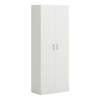 Sauder 2-Door Storage/Pantry Cabinet With Adjustable Shelves, White