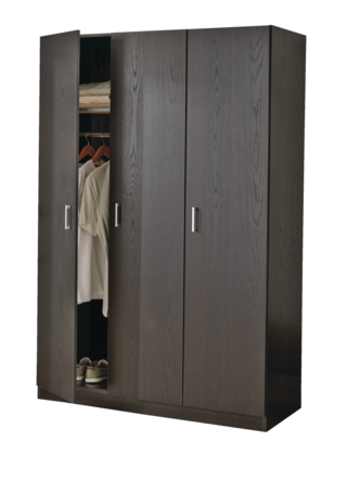 Sauder 3 Door Wardrobe Armoire Clothes Storage Cabinet With Hanger Rod Shelves Espresso Canadian Tire Sauder 3 Door Wardrobe Armoire Clothes, Metal Cabinets For Hanging Clothes