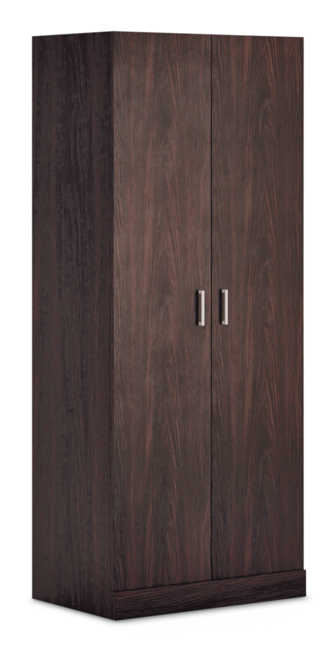 Sauder 2 Door Wardrobe Armoire Clothes Storage Cabinet With Hanger
