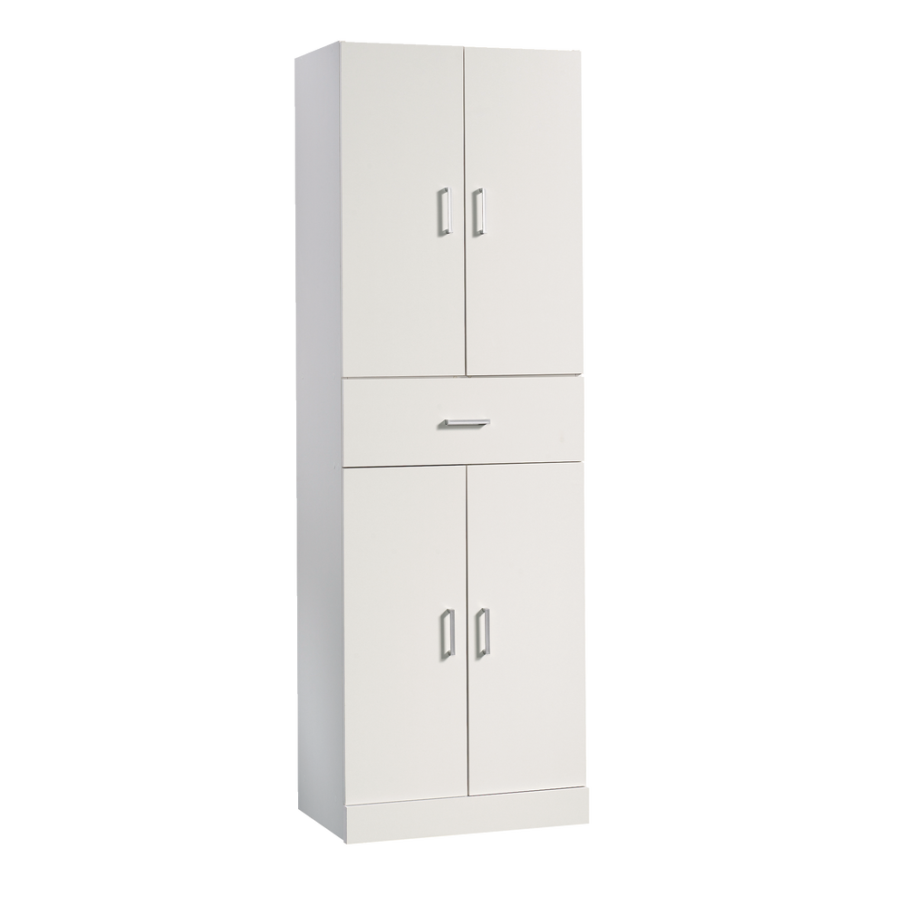 Sauder 4 Door 1 Drawer Storage Pantry Cabinet With Adjustable Shelves   System Build 4 Door 1 Drawer Cabinet White 06d92d28 4c4c 4b27 8eb4 1dcddebac283 