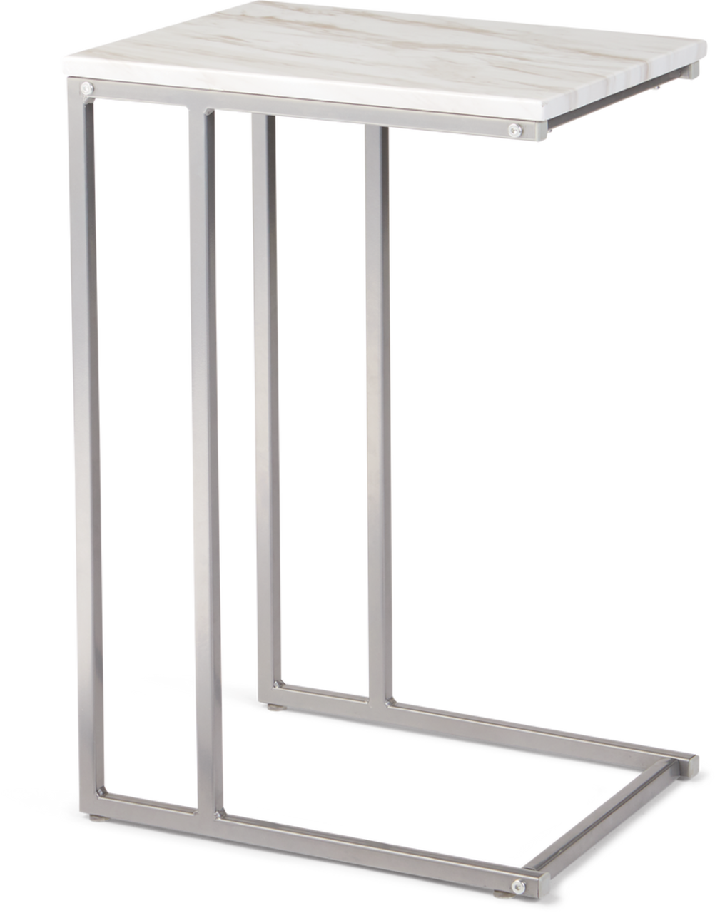 Heather Wood Side Table with Metal Legs - Decornation