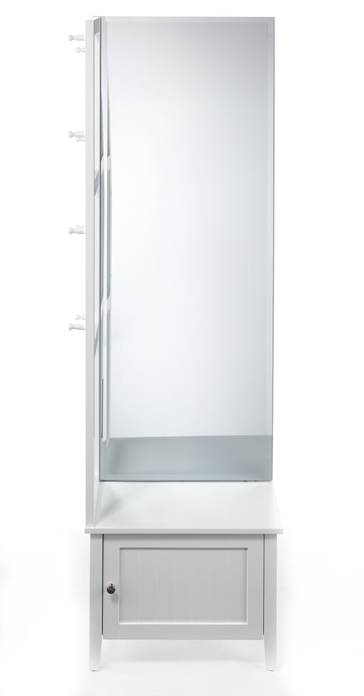 CANVAS Campbell 8Hook Entryway Coat Rack/Hall Tree With Storage Bench