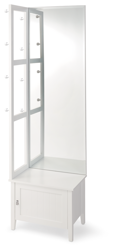 CANVAS Campbell 8Hook Entryway Coat Rack/Hall Tree With Storage Bench