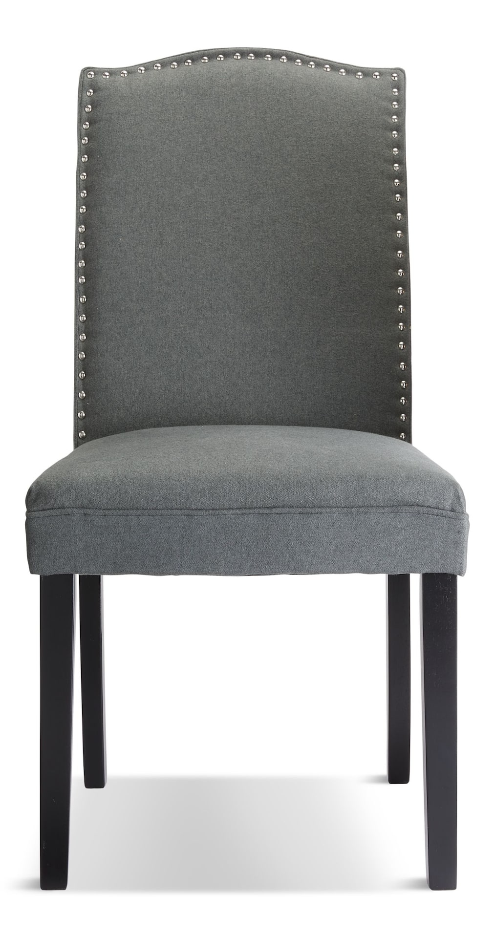 Upholstered nailhead online dining chairs