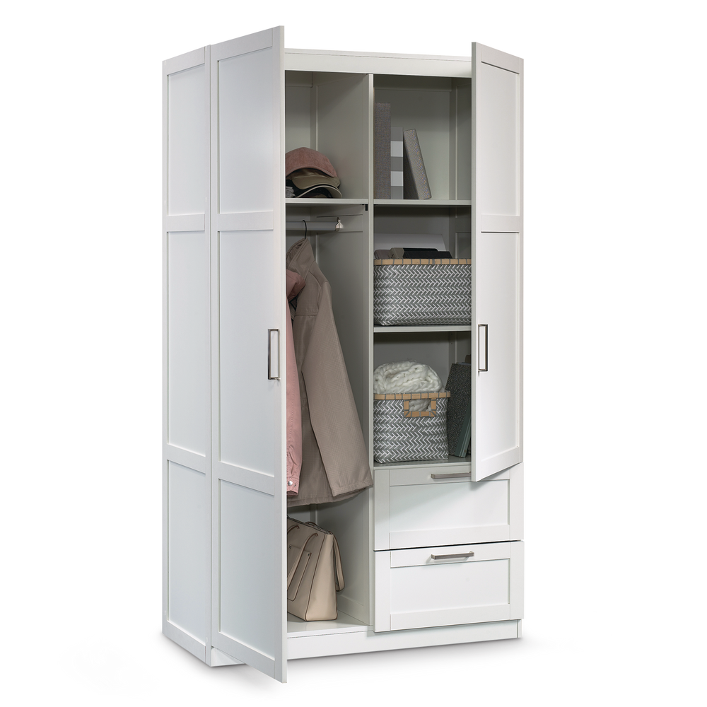 Sauder 2Door 2Drawer Wardrobe/Armoire Clothes Storage With