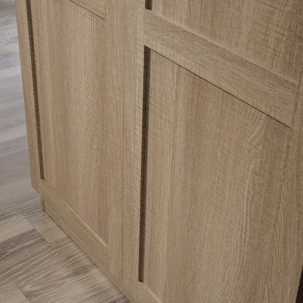 Armoires de rangement à 2 portes avec tablettes réglables Sauder, fini