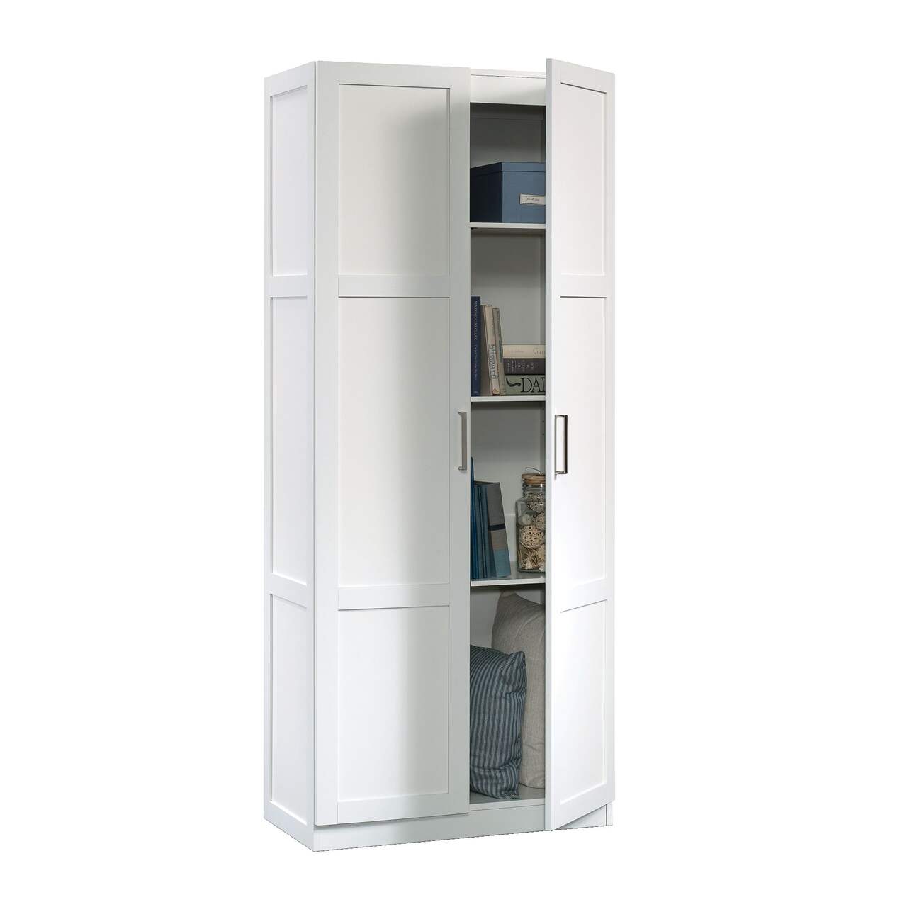 Sauder Sauder Select 260101098 Two-Door Storage Cabinet in Pine Finish, Schewels Home