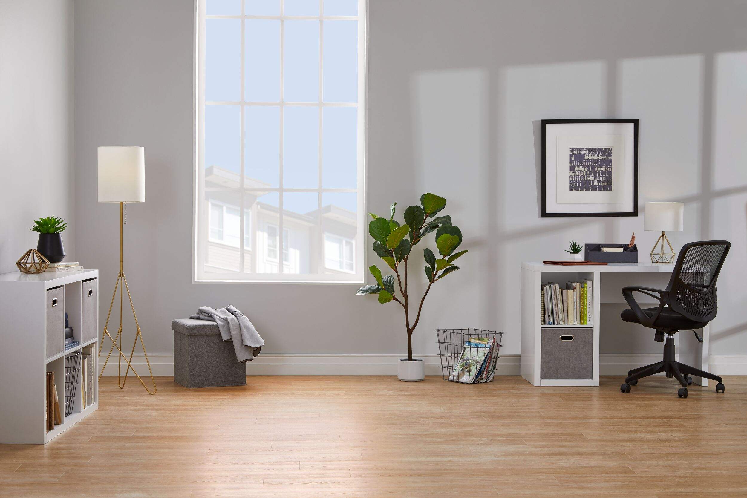 CANVAS Invermere 6Cube Storage Organizer, Bookcase/Bookshelf, White