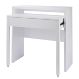 CANVAS Nelson Extending Console Desk Front_Three_Fourths_Angled_Left