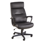 Fauteuil président en PU For Living Front_Three_Fourths_Angled_Right