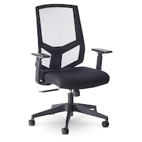 For Living Adjustable Arm Office Chair Front_Three_Fourths_Angled_Right