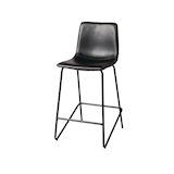 Tabouret de comptoir CANVAS Barrington, noir Front_Three_Fourths_Angled_Left
