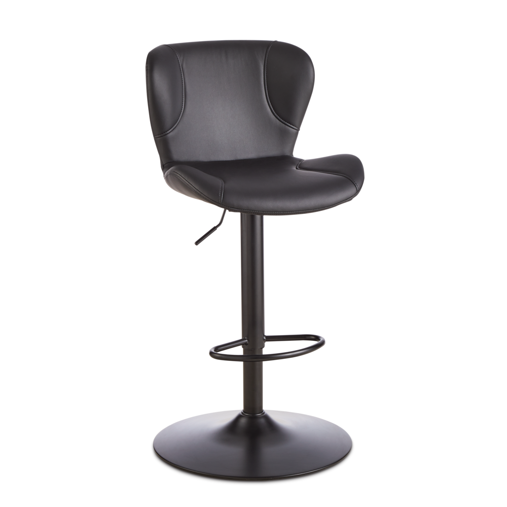 CANVAS Burnaby GasLift Bar Stool, Black Canadian Tire