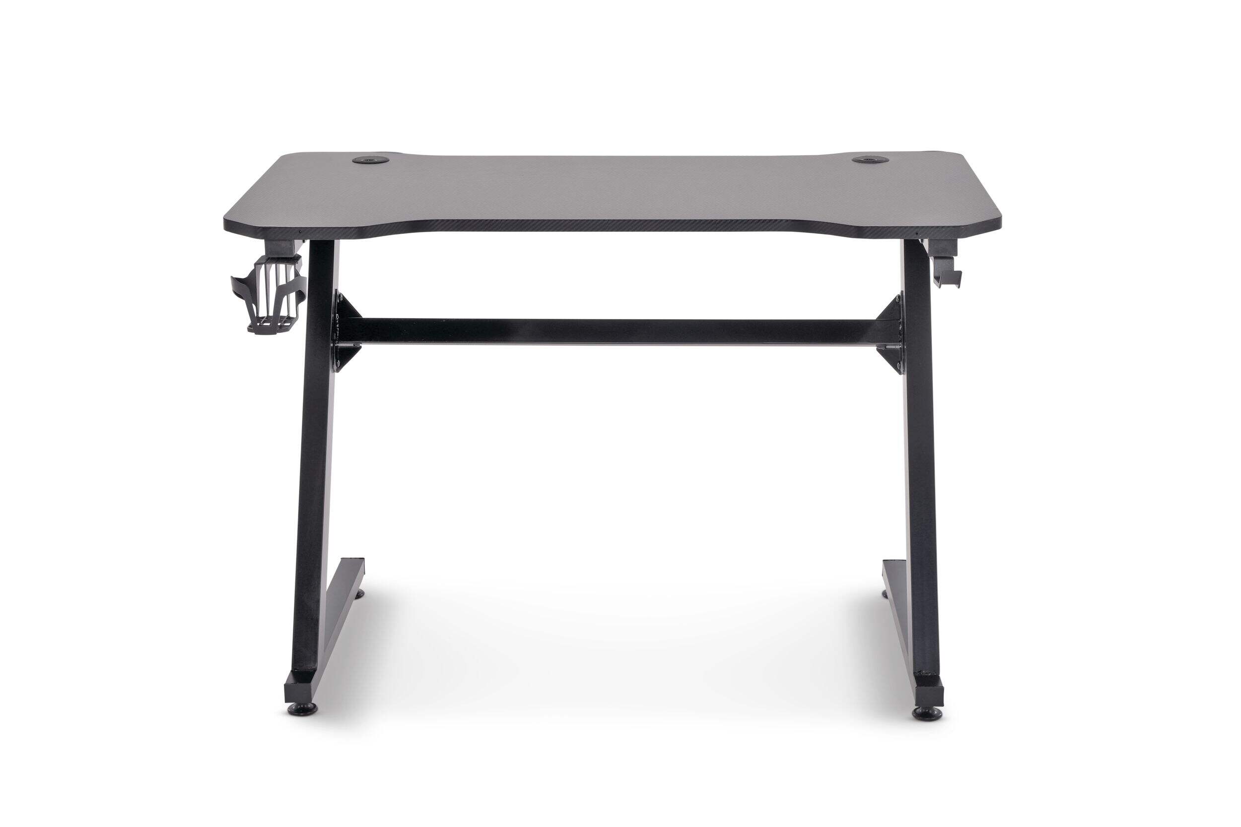 X Rocker Raven Gaming Desk Front_Elevated