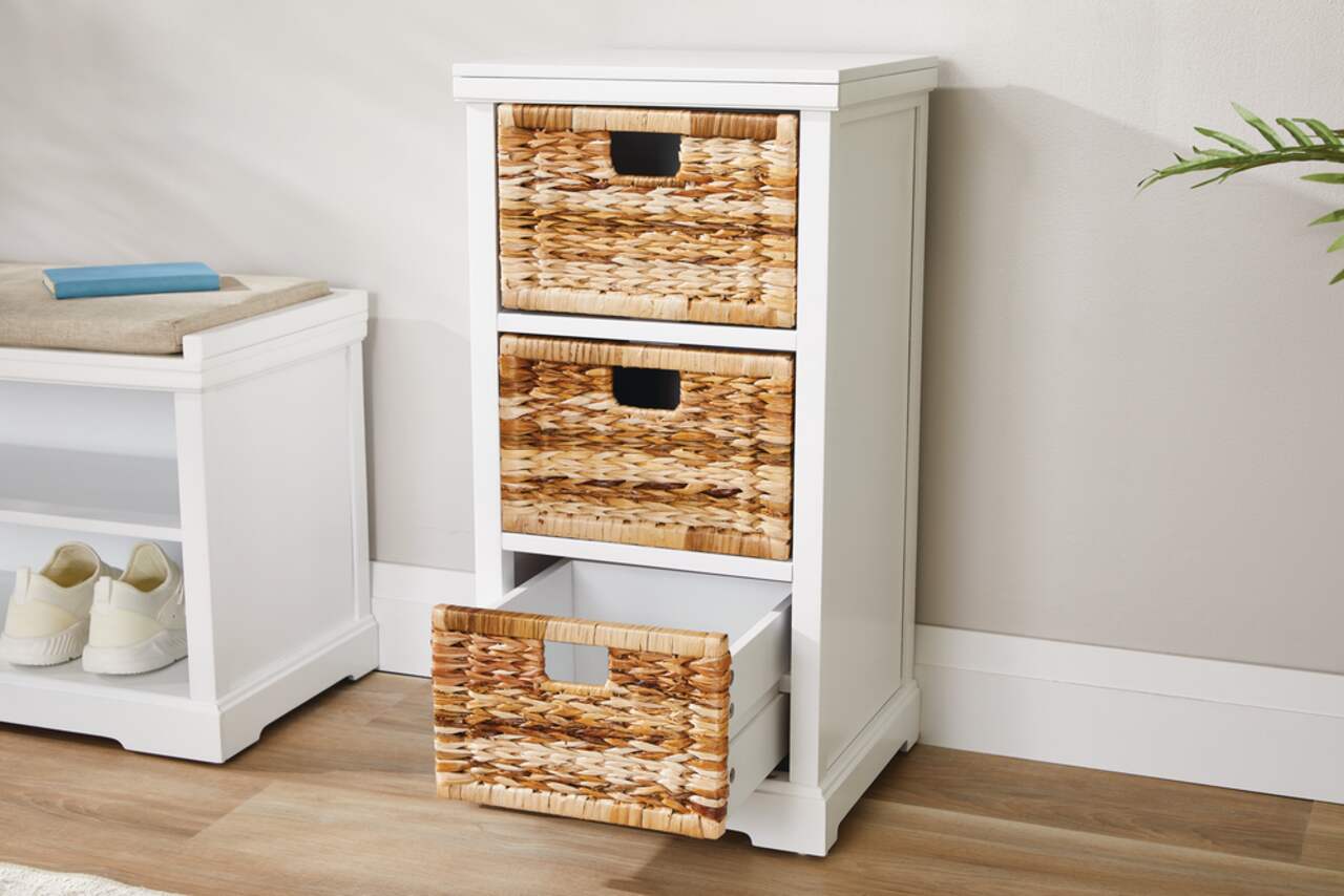 For Living Verona Basket Front 4-Drawer Storage Chest/Dresser